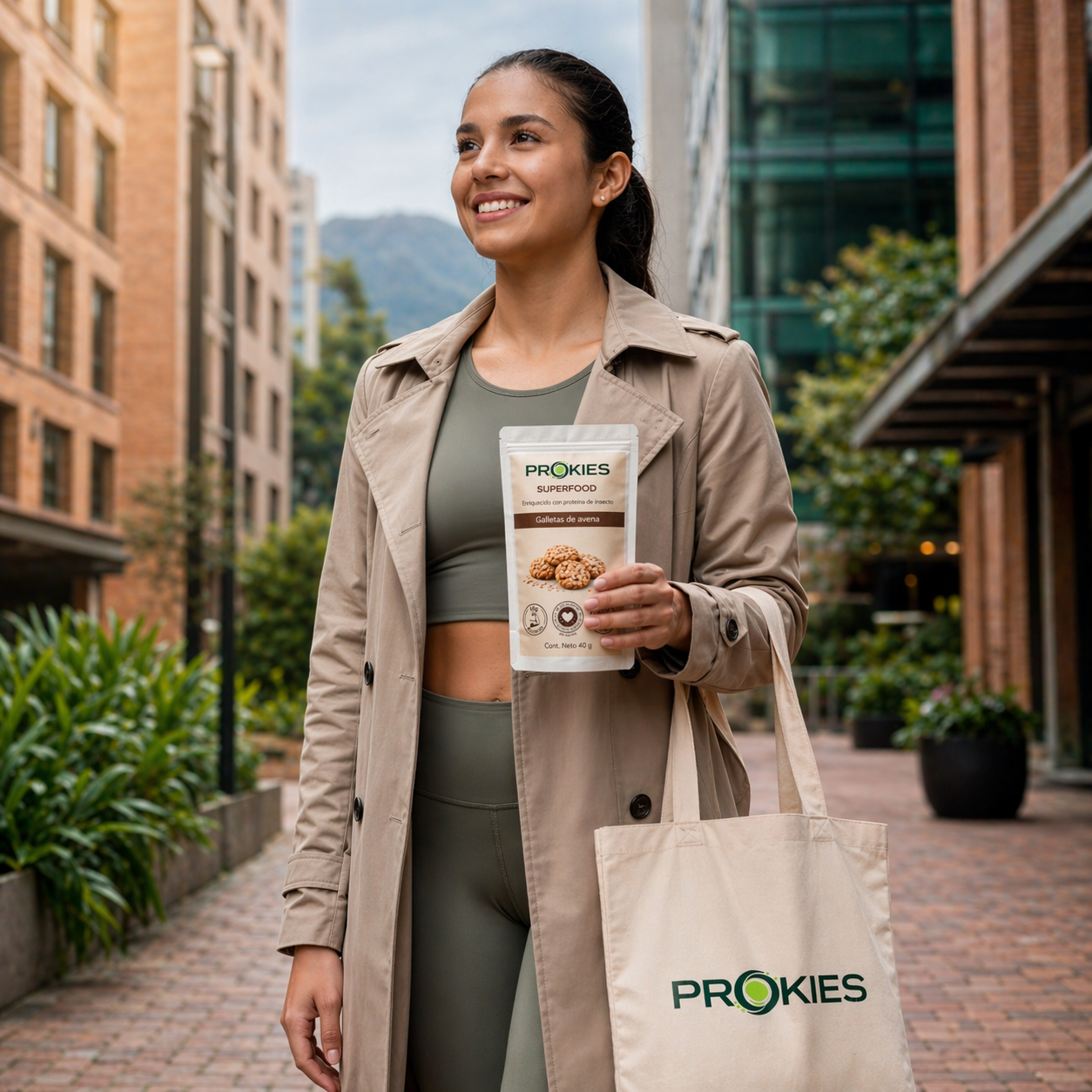 Persona disfrutando PROKIES en su día a día