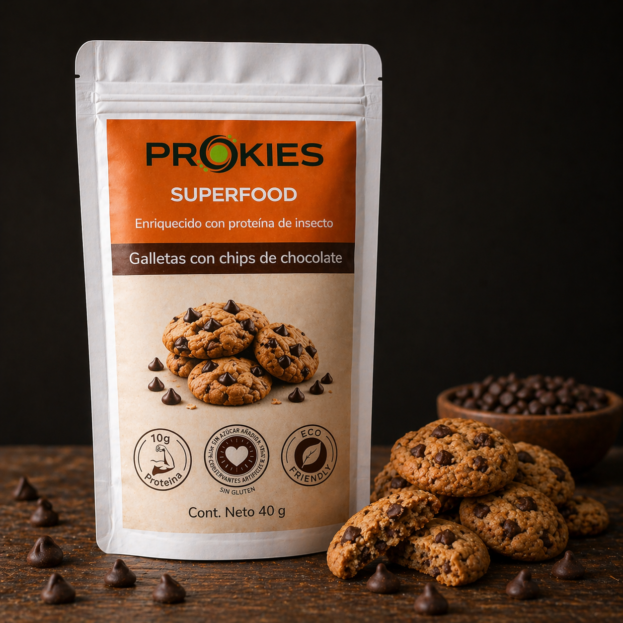 PROKIES Chips de Chocolate